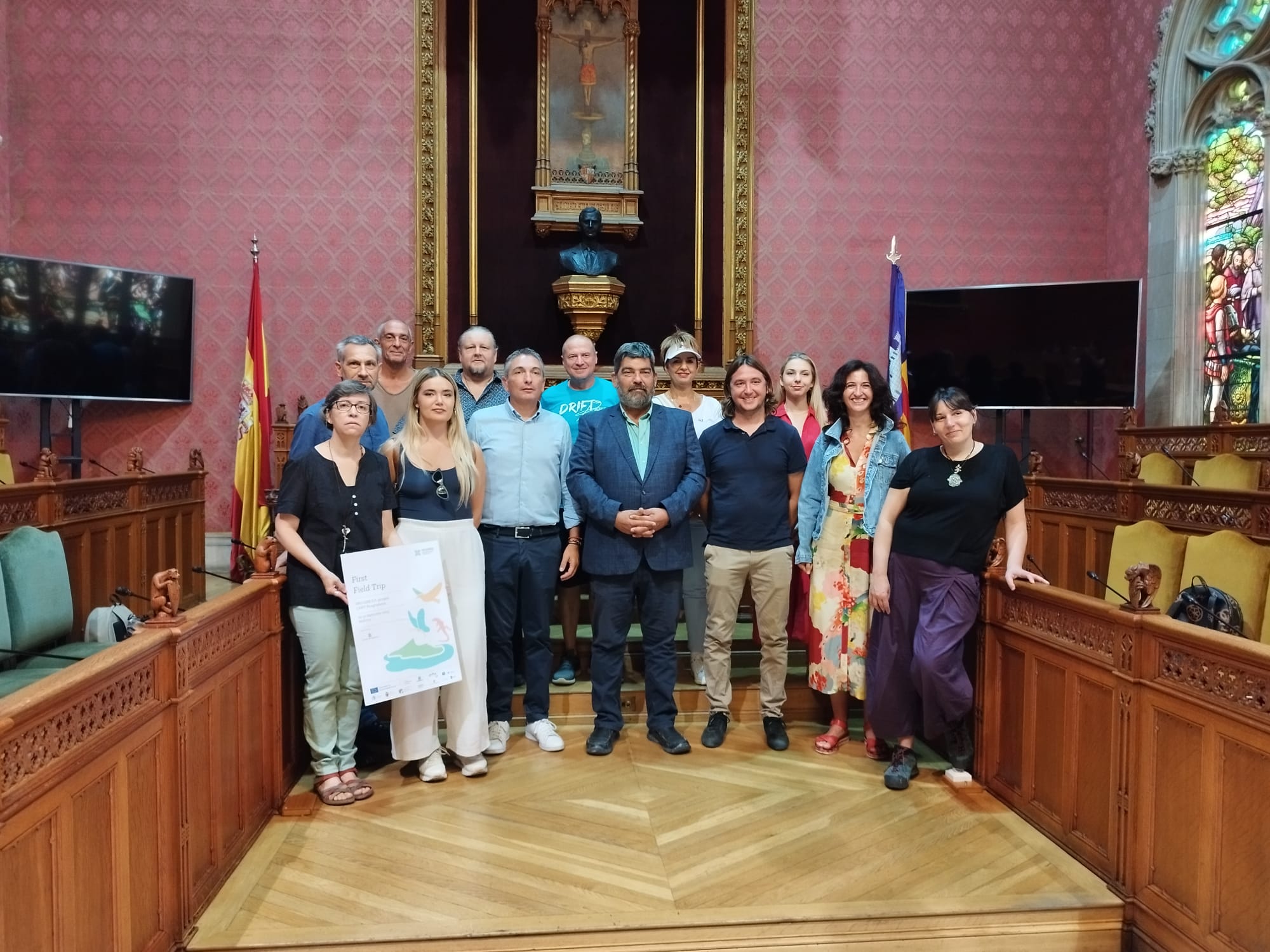 El Consell de Mallorca rep els representants europeus del projecte PROGRESS en el qual participa el Parc Natural de sa Dragonera